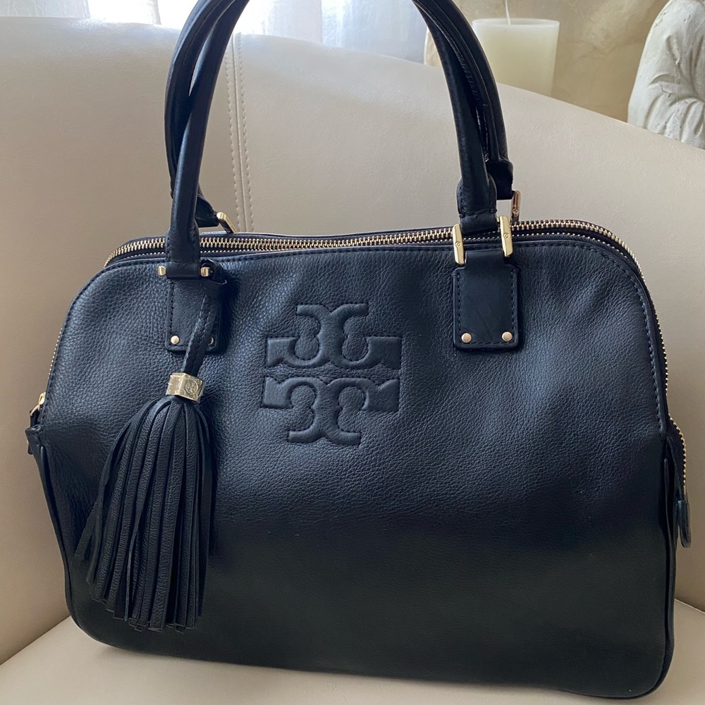 Tory burch Thea triple zip satchel